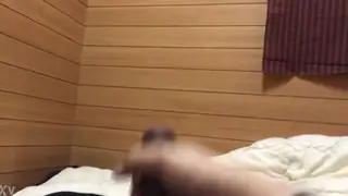 Solo Guy Strokes to Cumshot in Dim Light