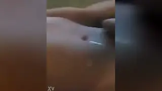 Black Stud Works His Massive Cock in a Quick Session