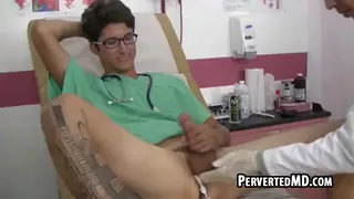 Doctor Pleasures Nurse With Fingers During Solo Session
