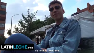 POV Cameraman Lures Latino With Uncut Cock to Fuck Slim Twink