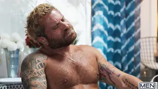 Muscular European Studs Trade Blowjobs After Wrestling