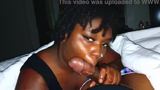 Curvy Amateur Takes BBC Blowjob and Cum in Mouth POV