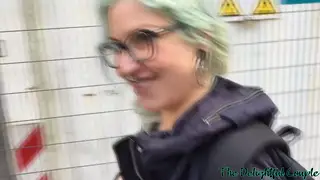 Blonde Latina Swallows a Public Blowjob Load Outdoors