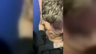 Slim Teens Swarm in a Frantic Group Blowjob