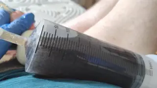 Bound Guy Endures Urethral Play and Piss Fill