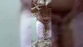 Arab Wife Reveals Voluptuous Curves in Sheer Lingerie