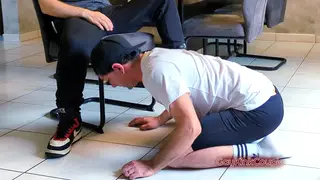 European Twink Endures Spanking and Deep Throat Play
