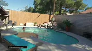 Mermaid Cosplay Blowjob Ends With Outdoor Swallow