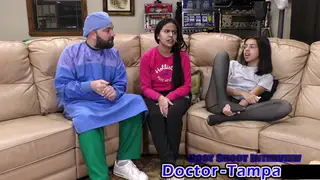 Latina Neighbor Submits to First Gyno Exam Roleplay