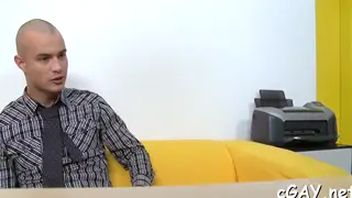 Slim Guy Worships Feet Before Deep Oral
