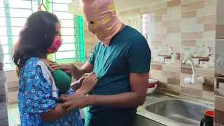 Indian BBW Takes First Creampie in Missionary Home Video