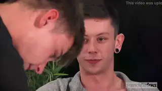 European Twink Shows Off His Uncut Cock in a Solo Tease
