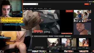 Latino Twink Strokes Solo While Chatting to His Cat