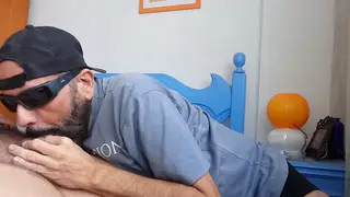 Eager Guy Swallows Every Drop After Oral Service