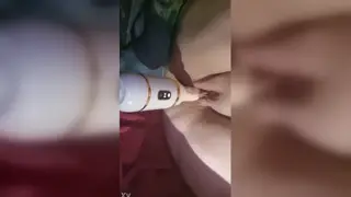 Curvy Wife Pleasures Herself With Toys While Husband Showers
