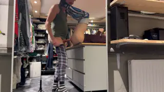 Older European Man Takes Slim Partner Bareback