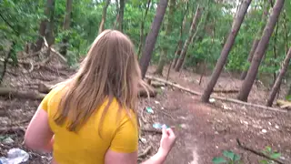 Blonde Teen Takes Rough Outdoor Sex in a Car