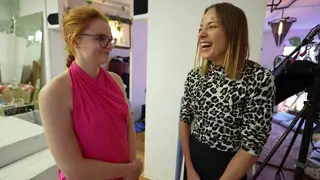European Lesbians Explore Anal Play with Toys Behind Scenes