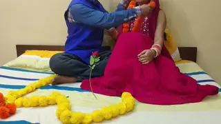 Indian Bride Explores Anal and Feet on Wedding Night