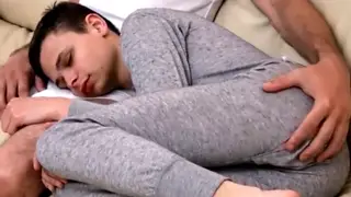 Stepson Takes Bareback Anal From Older Daddy