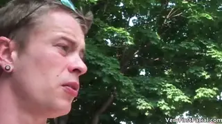 Three Men Spiral Into Oral Frenzy and Facial Finish