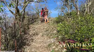 Curvy Stepmom Caught Outdoor with Stepson