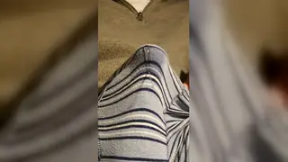 Solo Performer Soaks Underwear With Steady Precum Flow