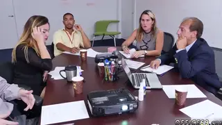 Three Students Explore Desires on a Classroom Desk