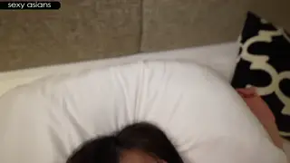 Asian Teen Enjoys a Sensual Massage and First Blowjob