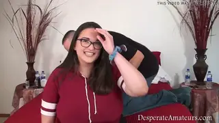 Busty Teen Auditions and Shows Off Her Curves