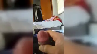 Guy Jerks Off on Camera Until He Cums