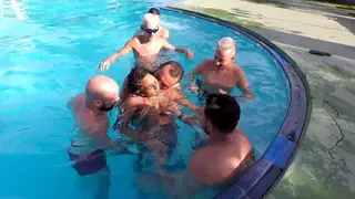 Adventurous Wife Experiences Her First Wild Gangbang