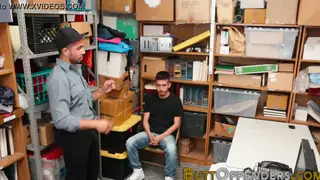 Latino Teen Thief Takes Bareback Threesome With Police