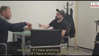 Mature European Broker Takes Thick Uncut Cock Deep