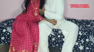 Indian MILF Kneels for a Deep Blowjob