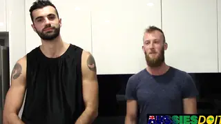 Bearded Bear Gives Blowjob During Casting Session