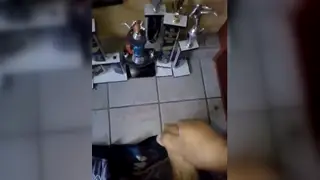 Solo Stud Strokes to Explosive Cumshot on Camera