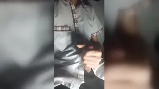 Asian Student Strokes Big Cock to Cumshot