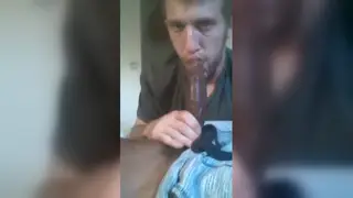 Twink Takes BBC Deep Before Thick Cumshot Lands