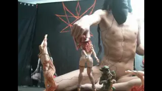 Slim Femboy Plays With Dolls in Solo Fantasy