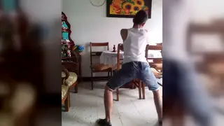 Latino Teen Shakes His Big Ass in a Twerk Tease