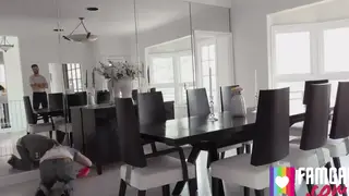 Slim Twink Rides Stepdad in Morning Doggystyle