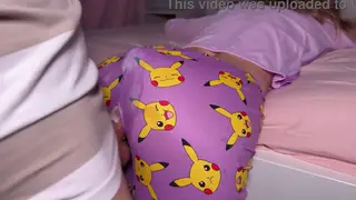 Stepsister and Roommate Share Oily Lingerie Tease