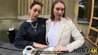 European Lesbian Cuckold Scene Ends in First Anal