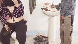 Curvy Indian BBW Commands Anal from Her Handyman