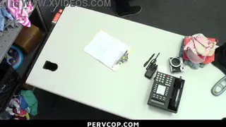 Redhead Teen Sucks and Gets Pounded Doggystyle by Cop