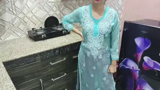 Busty Indian Stepmom Teaches Stepson in Kitchen