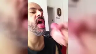 European Guy Swallows Load After Blowjob