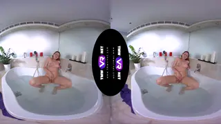 Redhead Enjoys Soapy Bath Solo Session