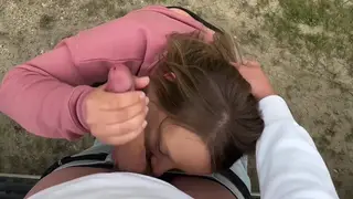 Curvy Couple Enjoys Anal Passion in a Public Park